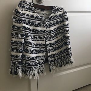 White/black St. John jacket